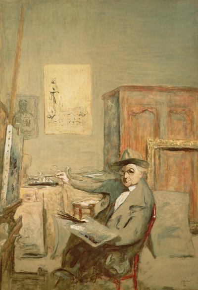 In Memory of a Visit to Forain by Edouard Vuillard